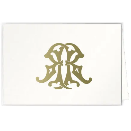 1-Letter Monogrammed Notecards