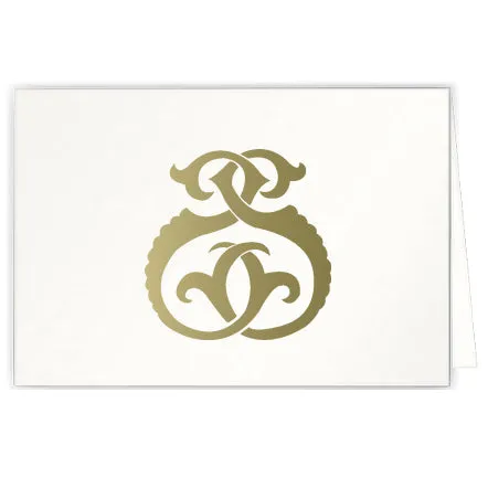 1-Letter Monogrammed Notecards