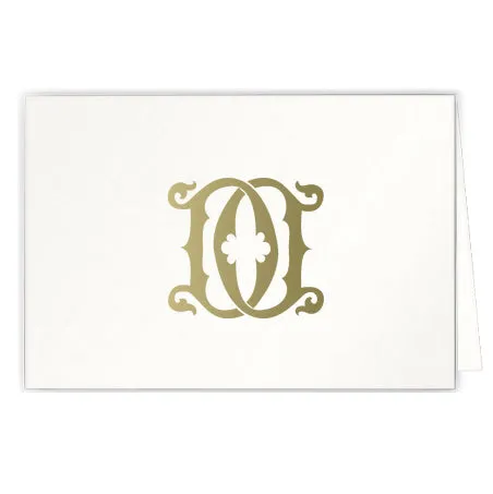 1-Letter Monogrammed Notecards