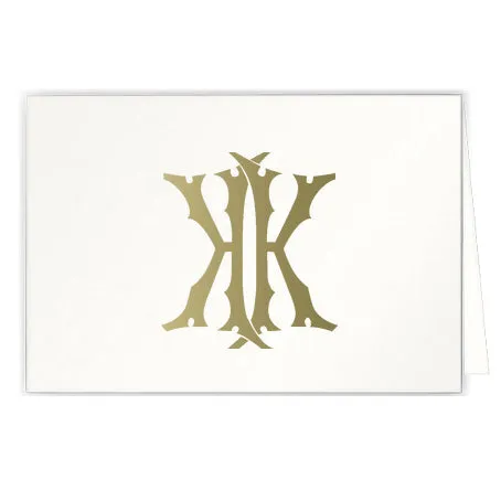 1-Letter Monogrammed Notecards