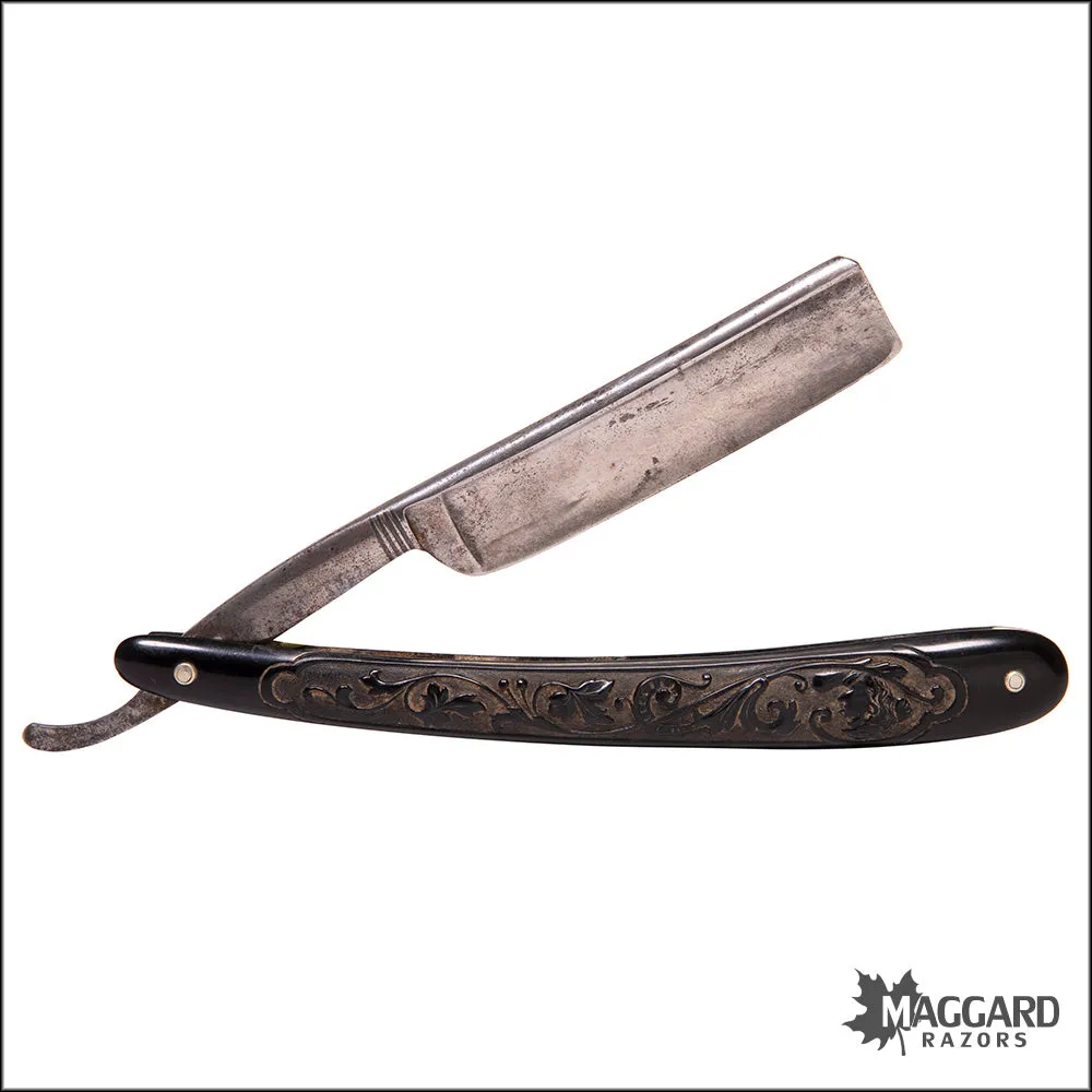 #1004 Vintage Straight Razor - Wm Elliot & Co 5/8