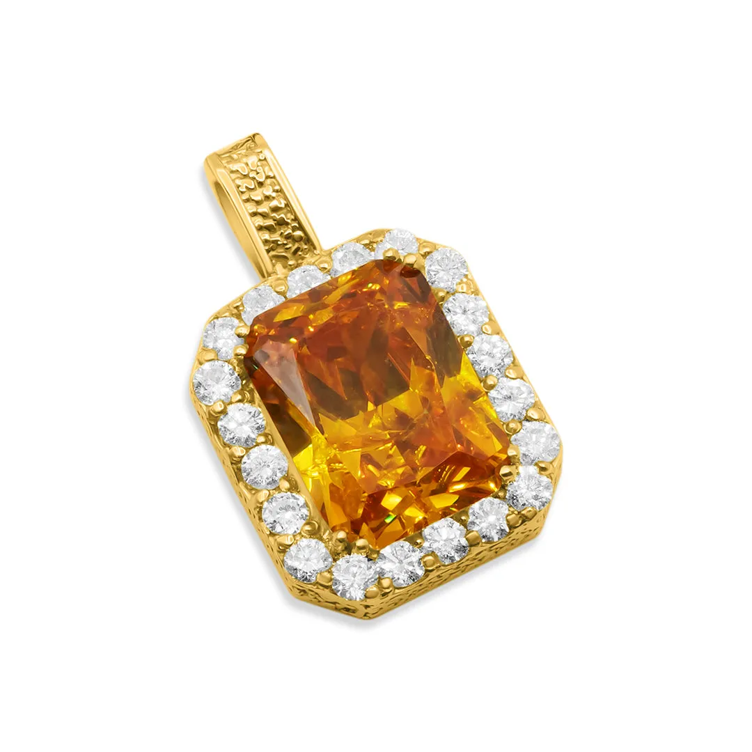 14K Royal Charm Pendant 25.09ctw