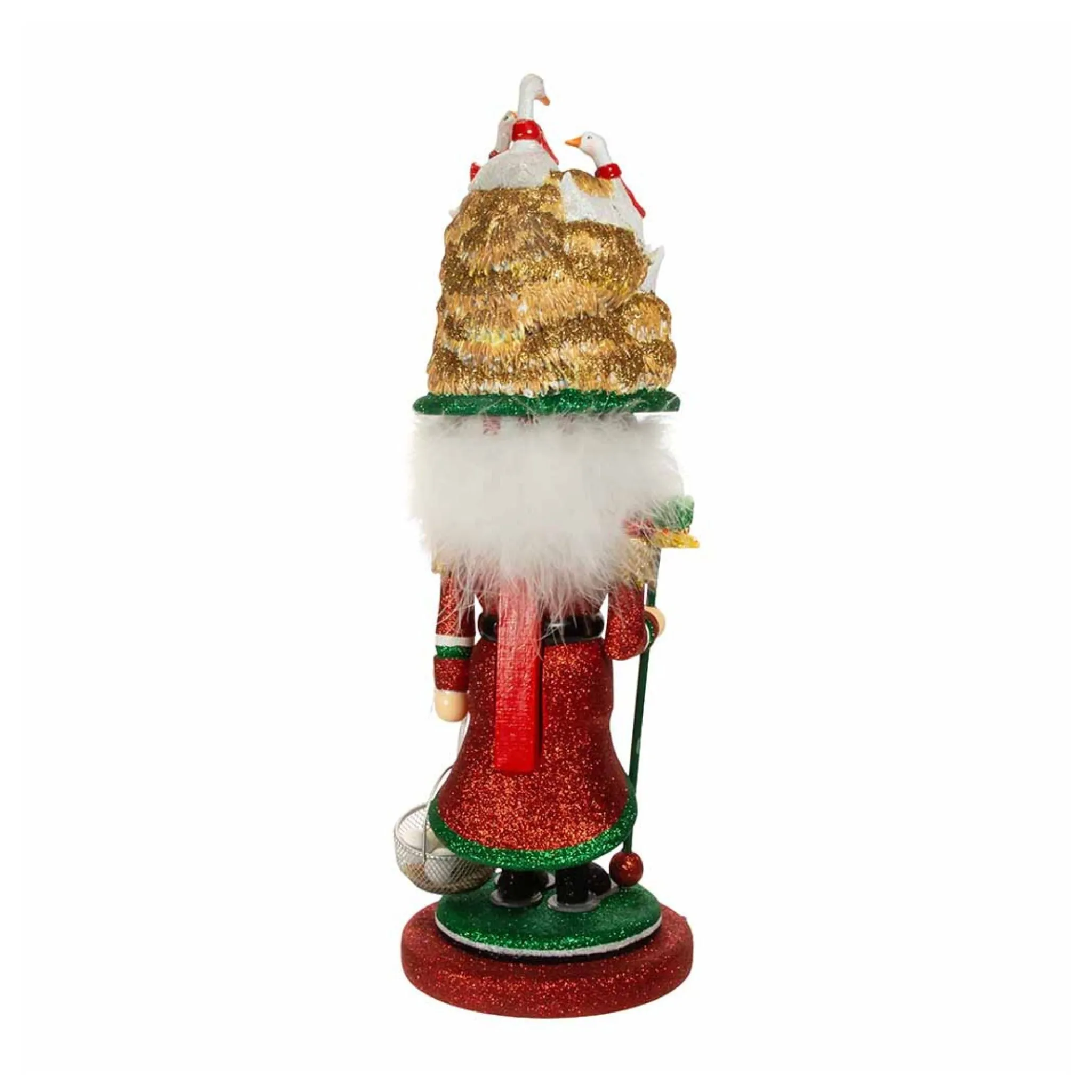 18" Hollywood Nutcrackers™ Six Geese A Laying Christmas Nutcracker