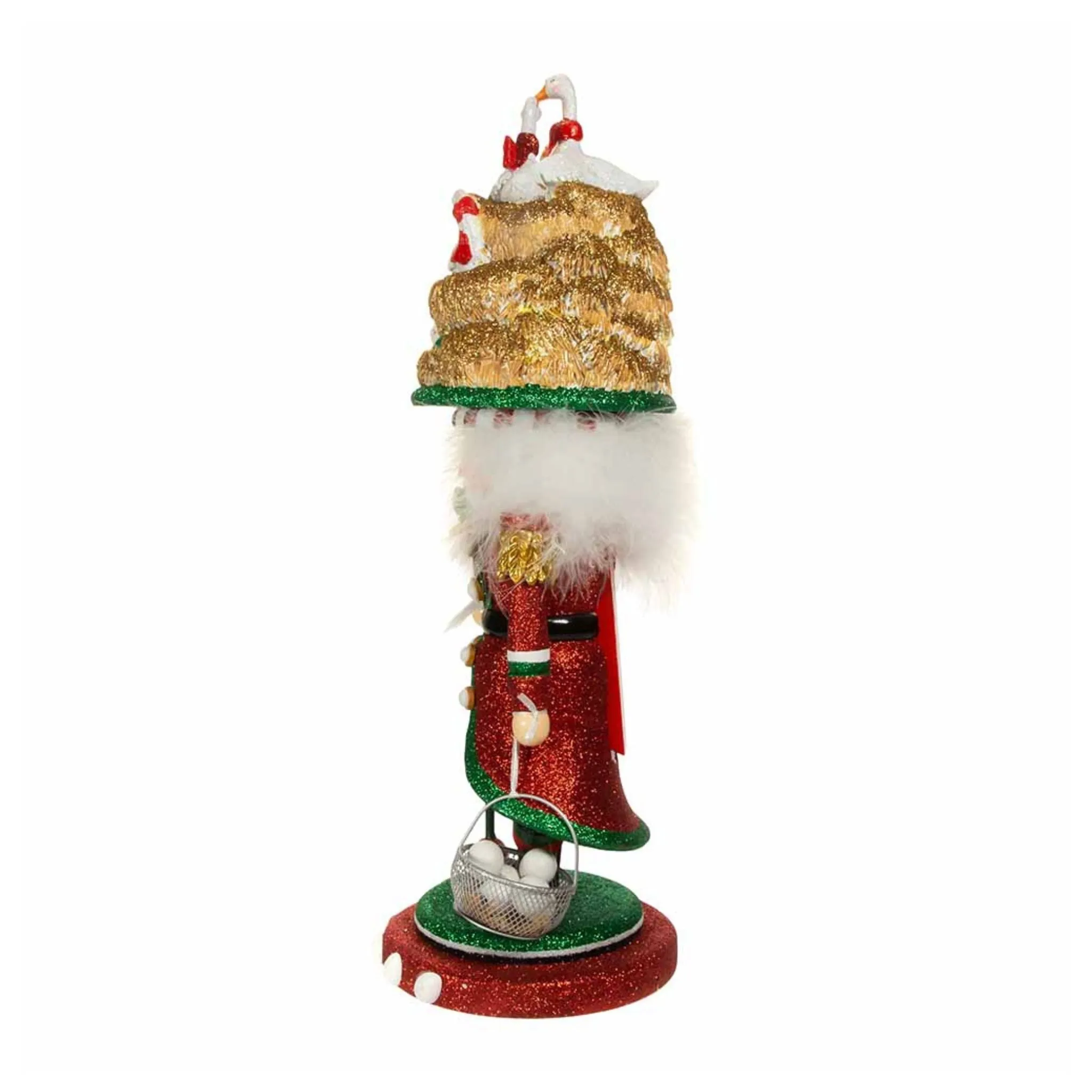 18" Hollywood Nutcrackers™ Six Geese A Laying Christmas Nutcracker