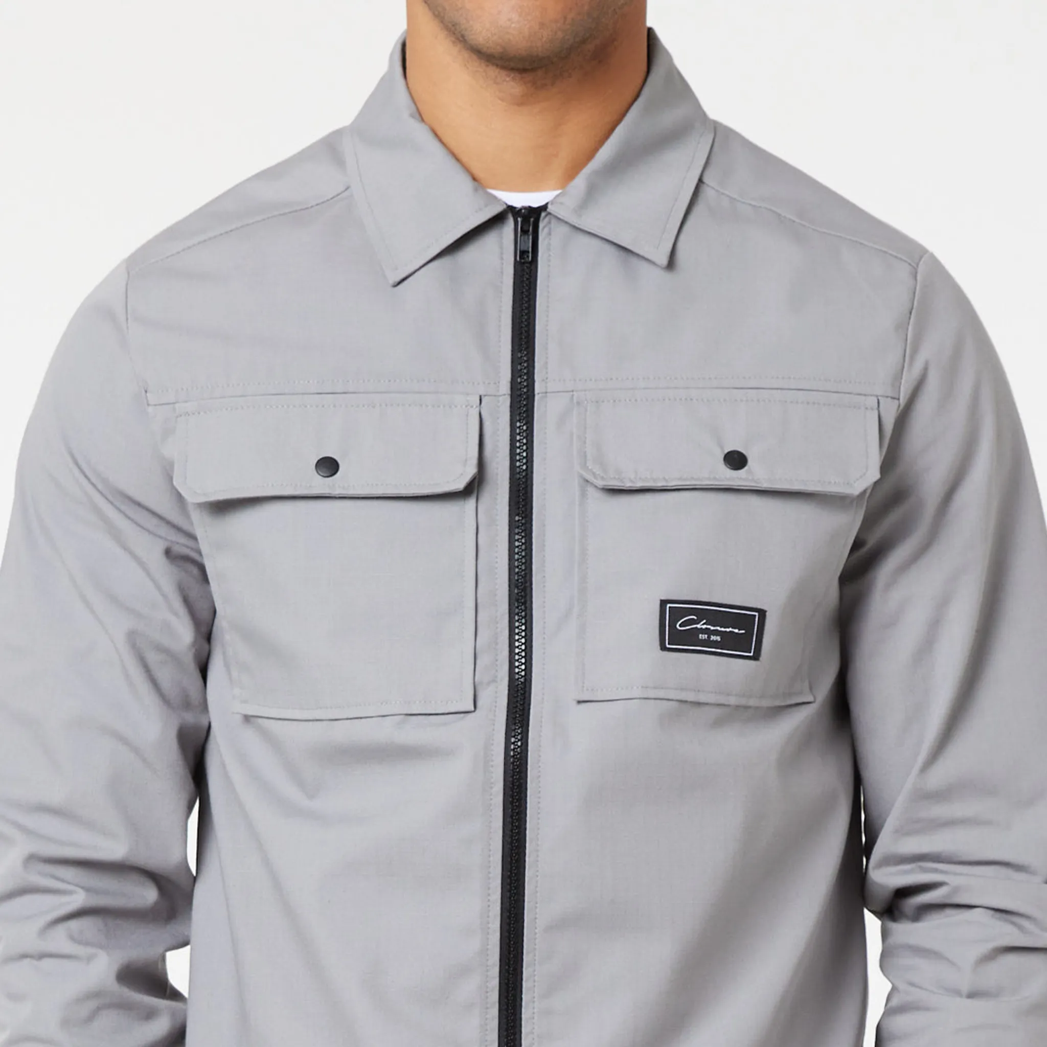 2-Pack Utility Overshirts | Black / Ice Grey