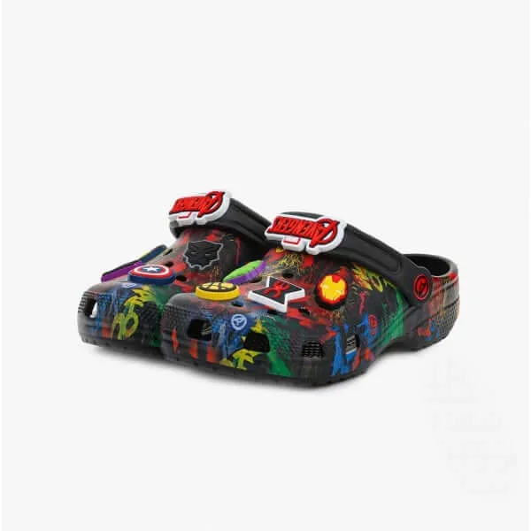 207721-001 CLASSIC MARVEL AVENGERS Kids Clogs Black