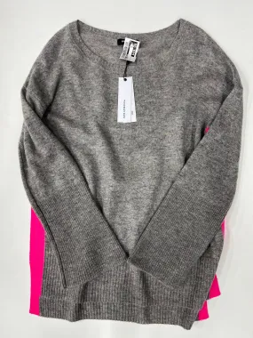 525 America Scoop Neck Knit Sweater Grey NWT Size S