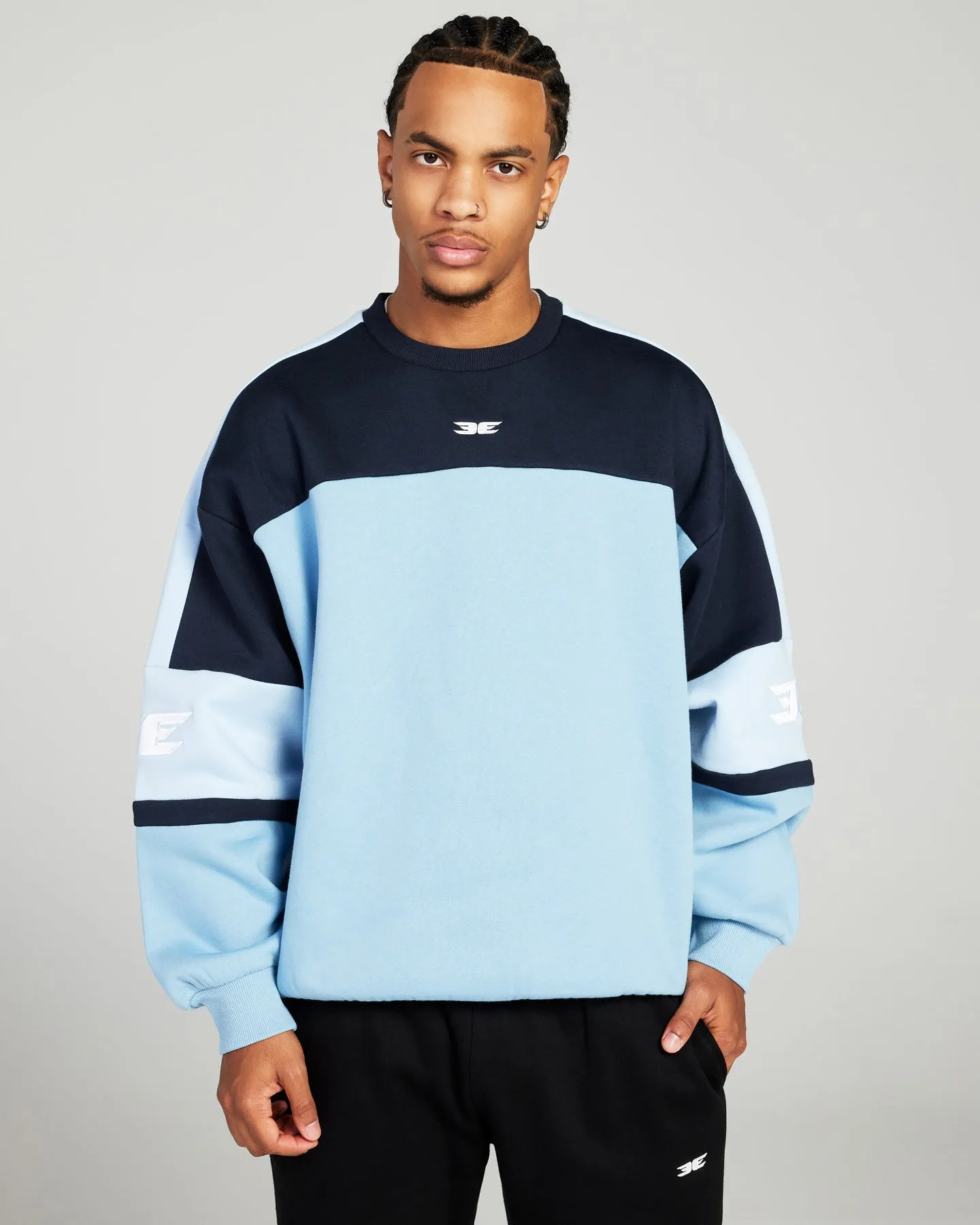 '99 Panel Crewneck - Blue