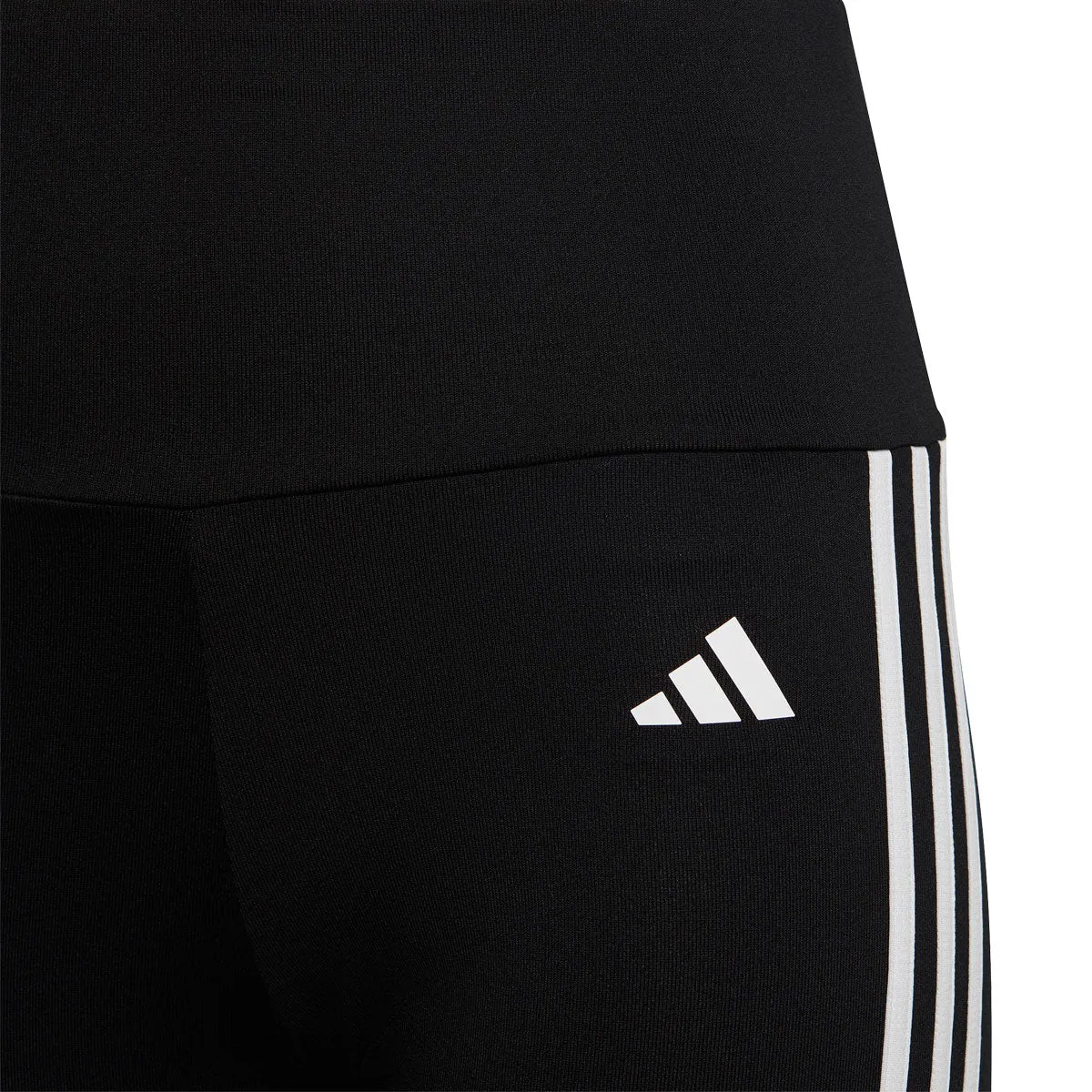 adidas Essentials 3 Stripe Leggings - Girls - Black/White