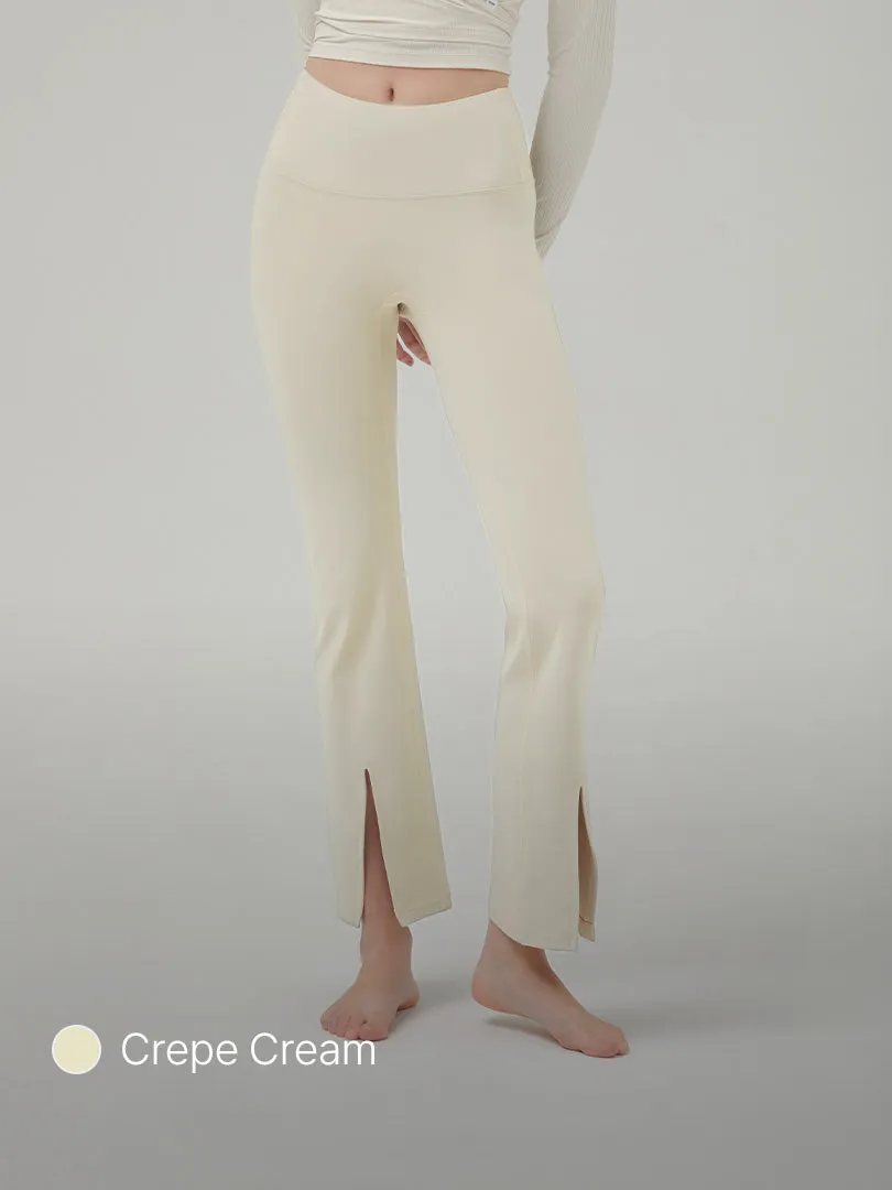 Airywin Front Slit Flare Leggings