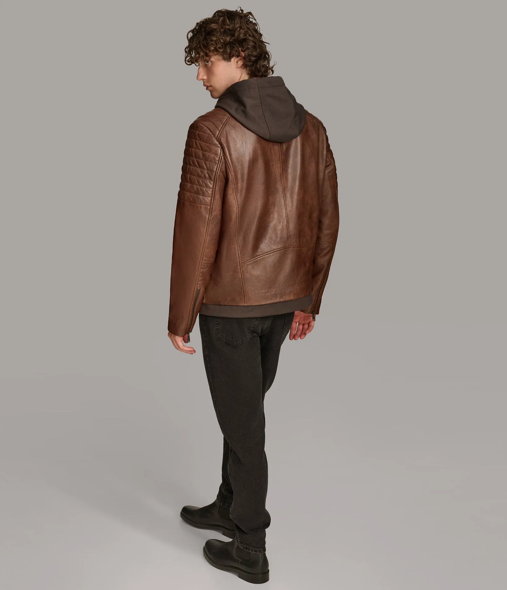 Andres Moto With Zip Off Hood