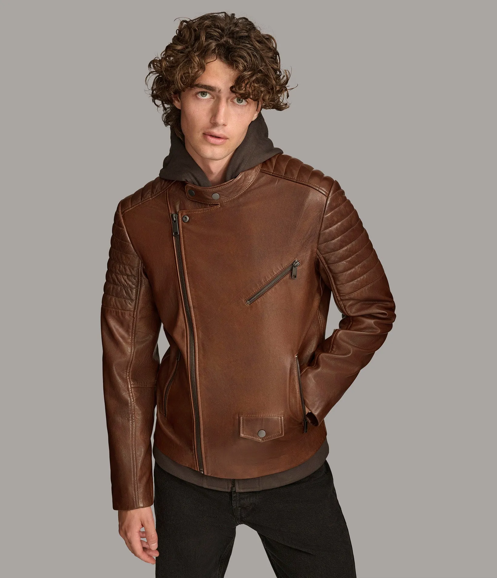 Andres Moto With Zip Off Hood