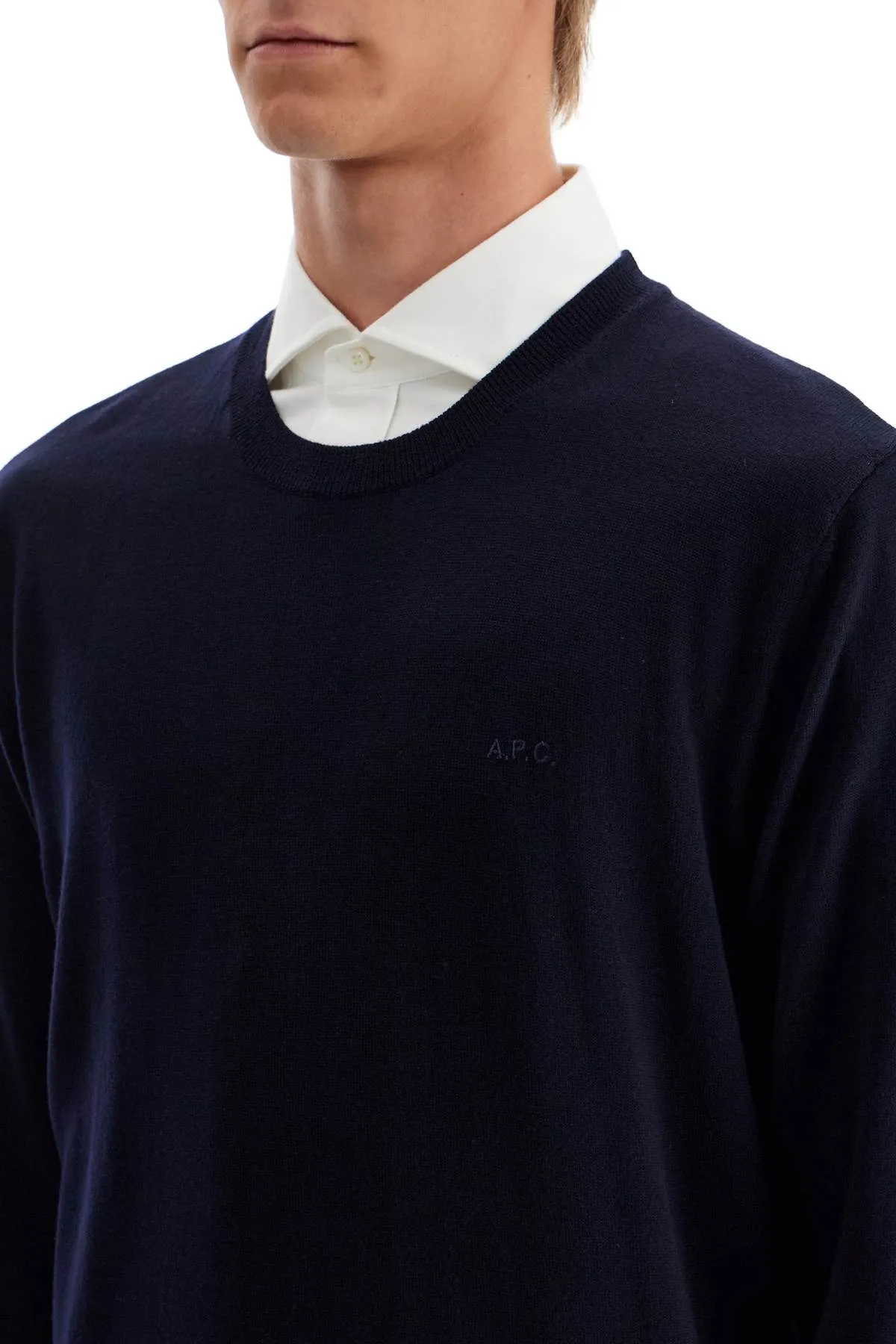 A.P.C. Men's Wool Crewneck Pullover