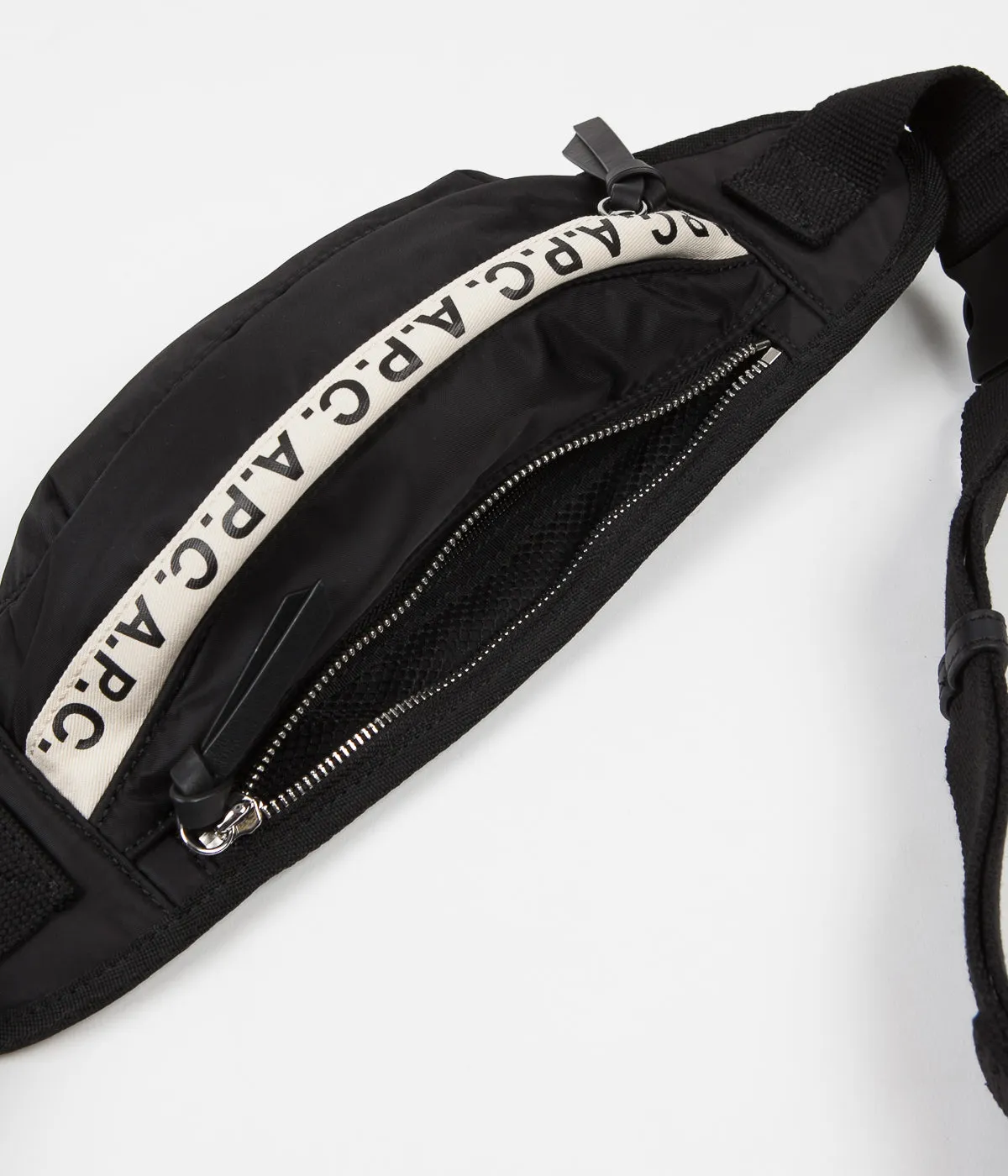 A.P.C. Repeat Hip Pack - Black