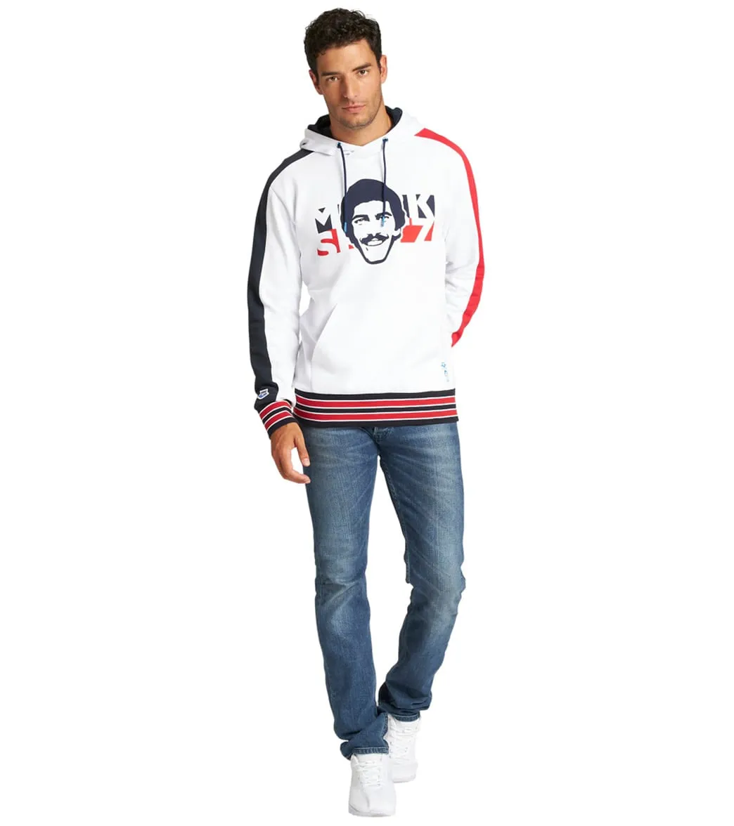 Arena Unisex Mark Spitz Hoodie White-Navy-Red