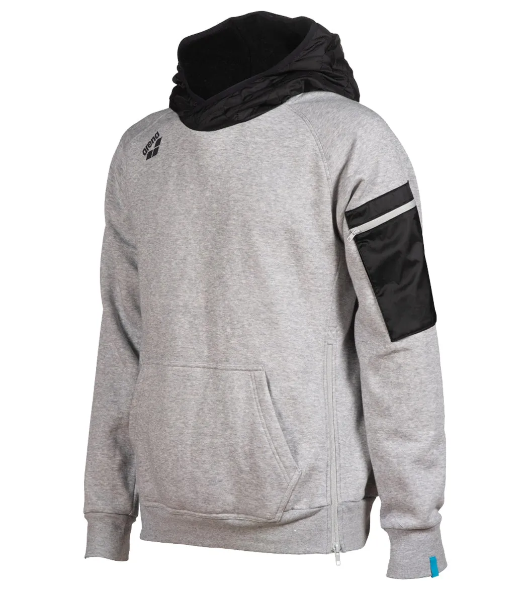 Arena Unisex Tech Pullover Hoodie Medium Grey Heather