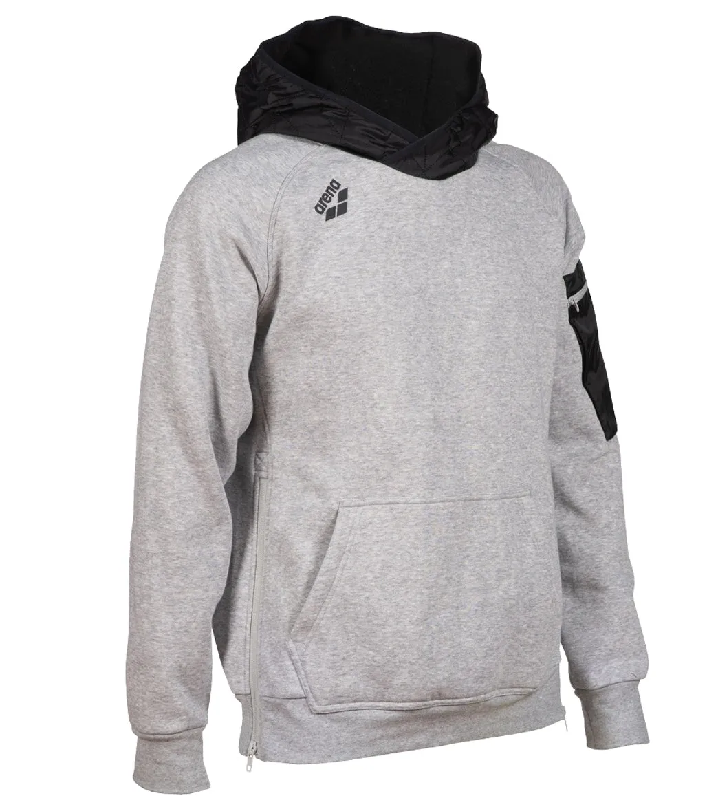 Arena Unisex Tech Pullover Hoodie Medium Grey Heather