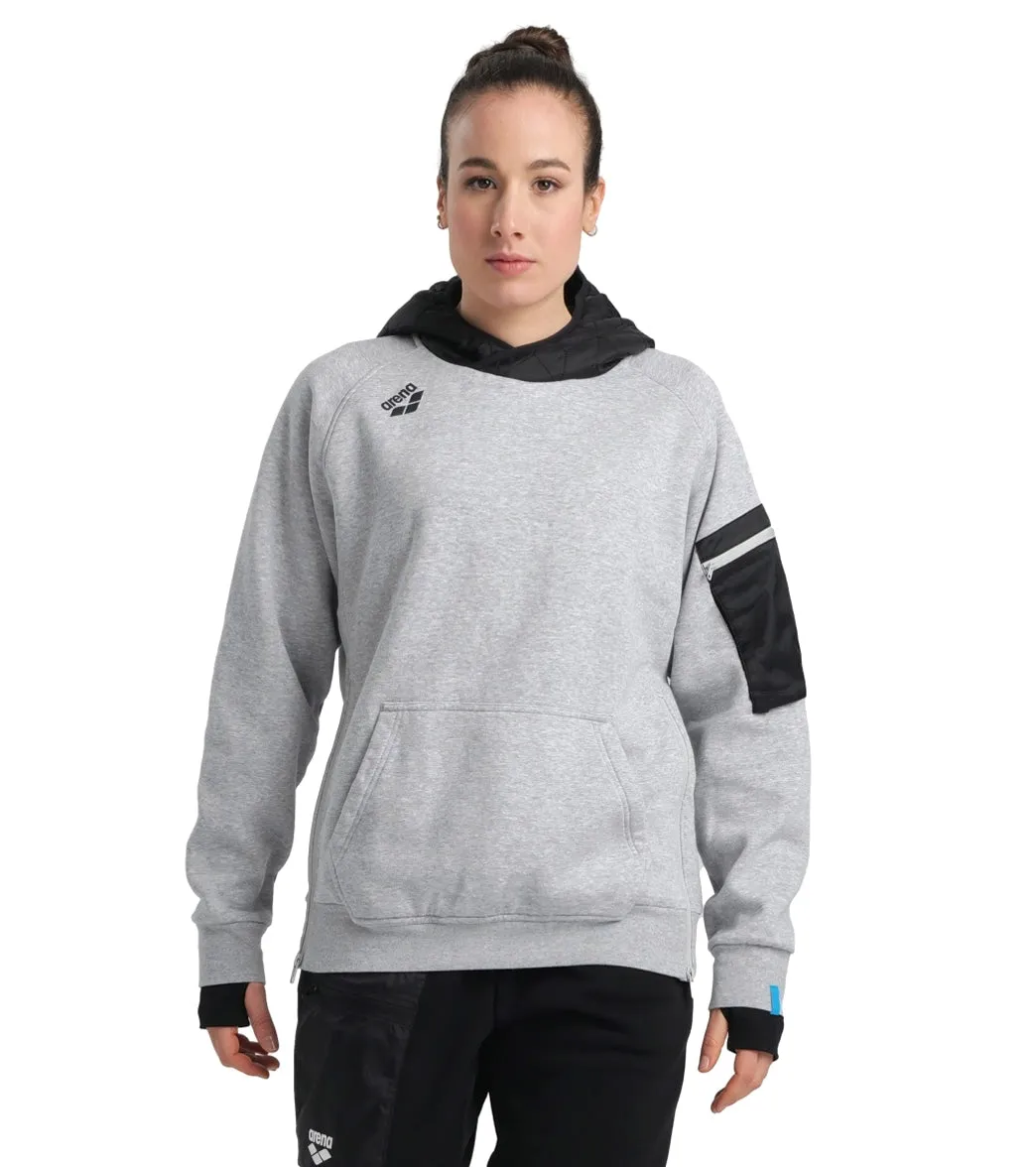 Arena Unisex Tech Pullover Hoodie Medium Grey Heather