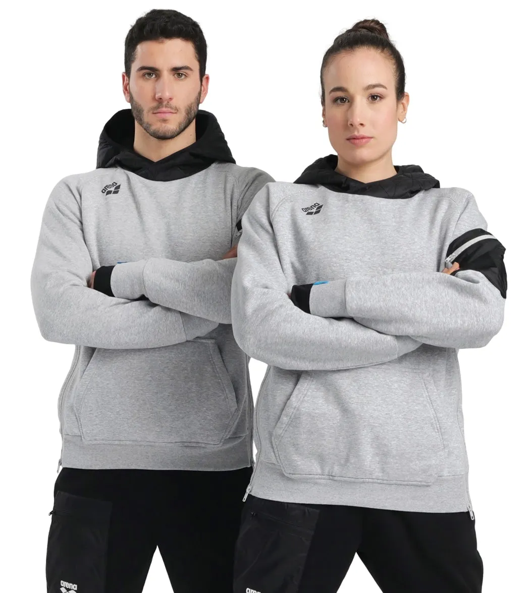 Arena Unisex Tech Pullover Hoodie Medium Grey Heather