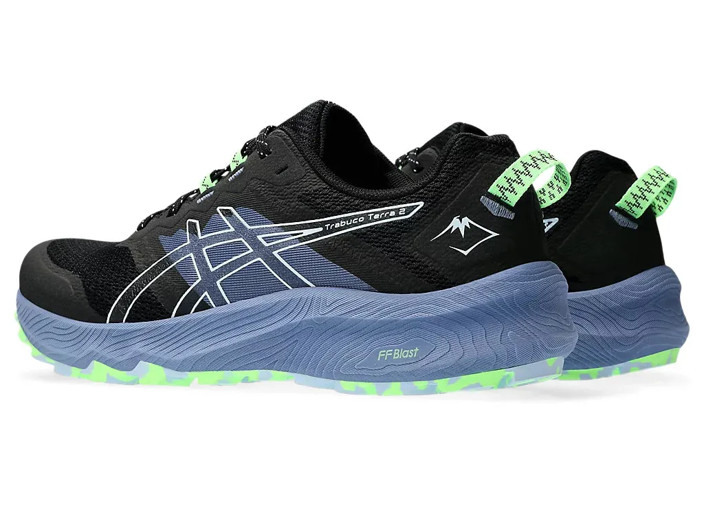 ASICS Trabuco Terra 2 (Black/Light Blue) Mens