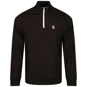 Avery Mock Neck Quarter Zip Jet Black - 2024