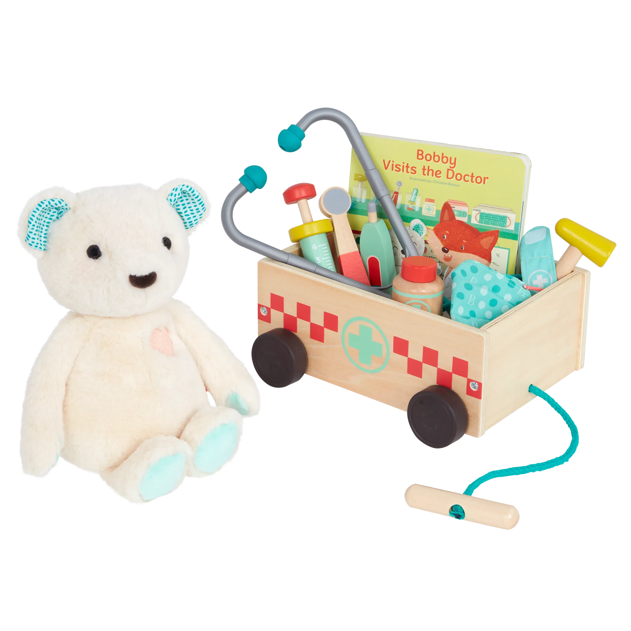 B. toys - Happyhues Bobby Bear Playset Doctor Kit