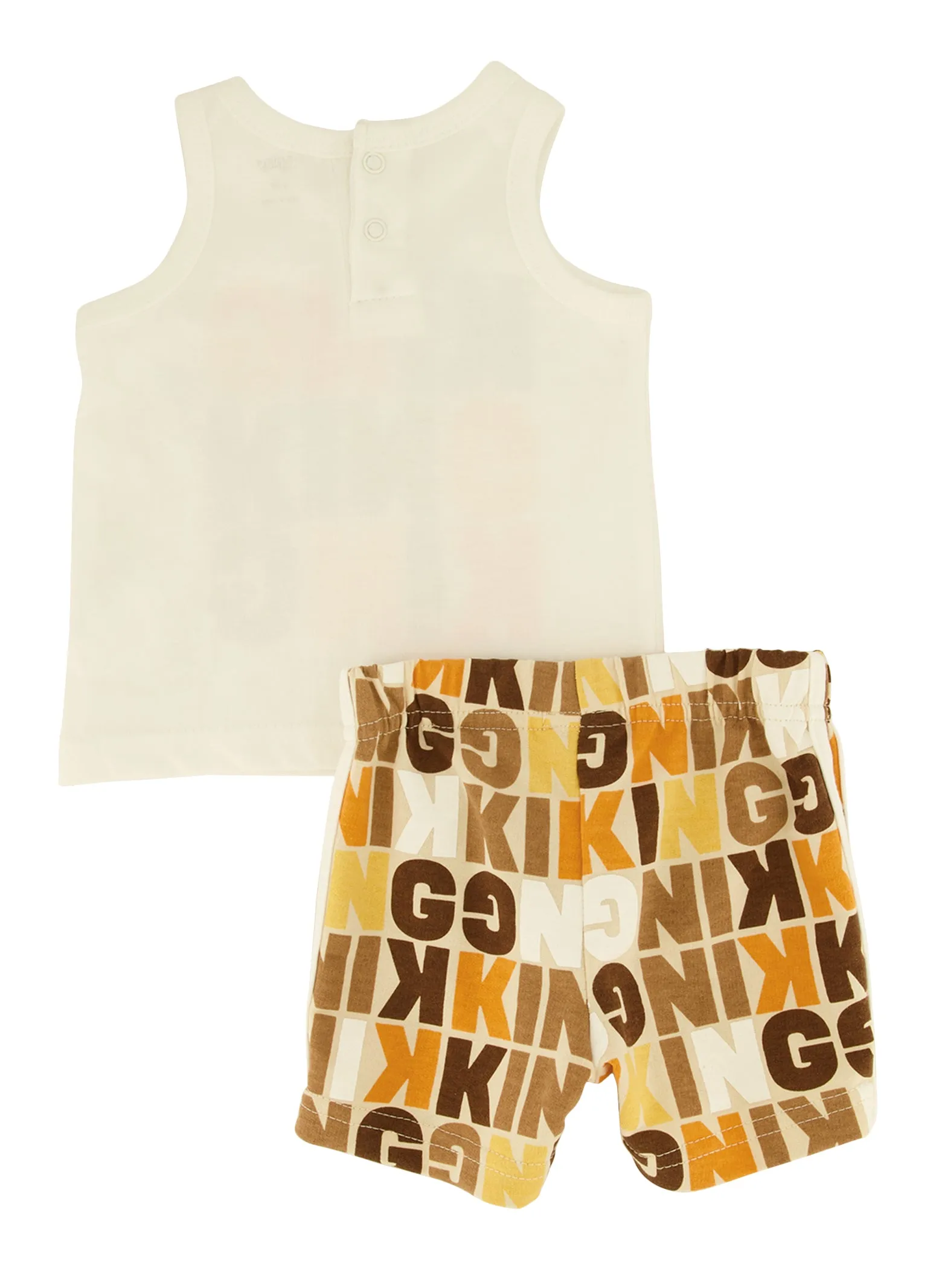 Baby Boys 0-9M King Graphic Tank Top and Shorts