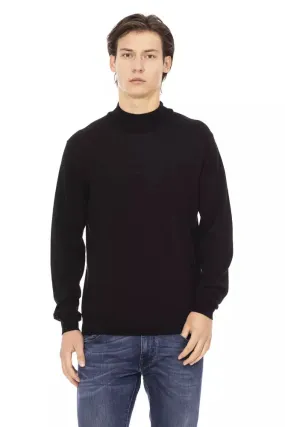 Baldinini Trend Black Fabric Men Men's Sweater