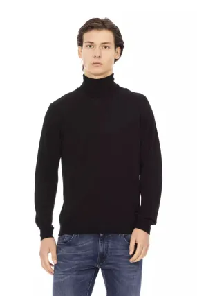 Baldinini Trend Black Fabric Men Men's Sweater