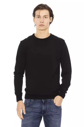 Baldinini Trend Black Fabric Men Men's Sweater