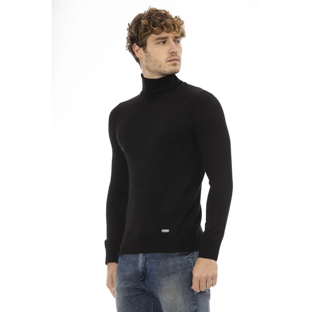 Baldinini Trend Black Wool Men Men's Sweater