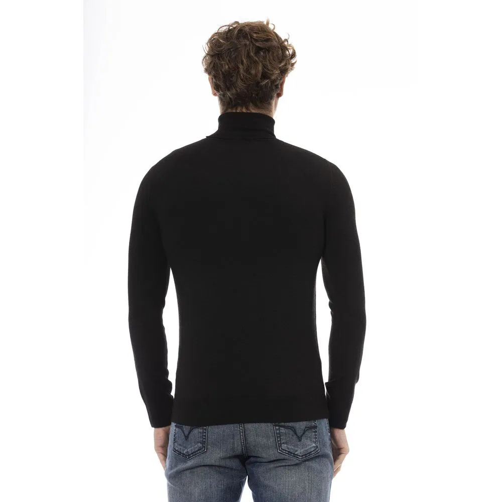 Baldinini Trend Black Wool Men Men's Sweater