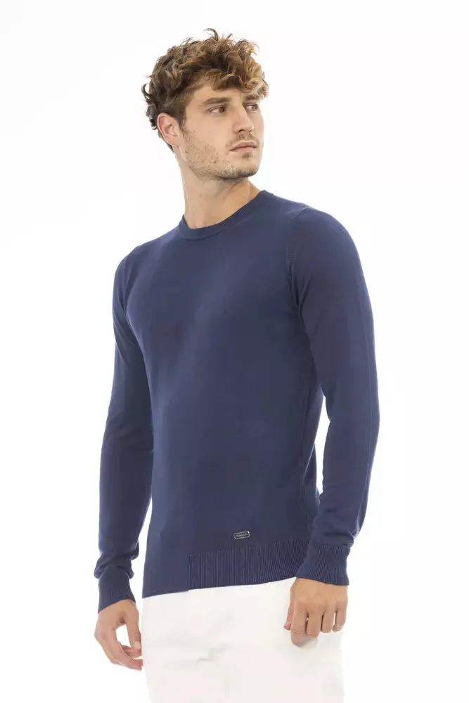 Baldinini Trend Blue Modal Men Men's Sweater