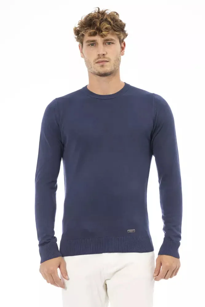 Baldinini Trend Blue Modal Men Men's Sweater