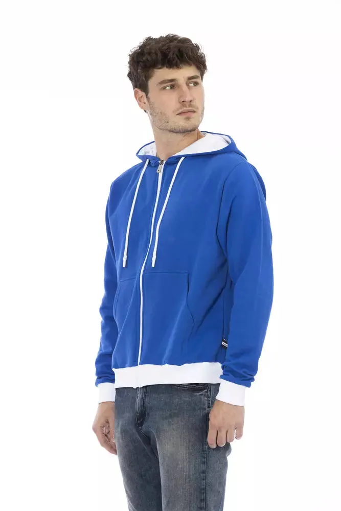 Baldinini Trend Blue Wool Men Men's Sweater