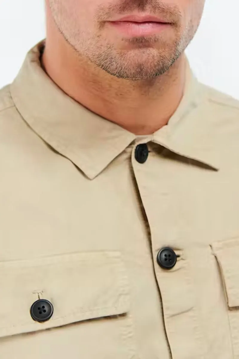 Barbour International Adey Overshirt Oyster