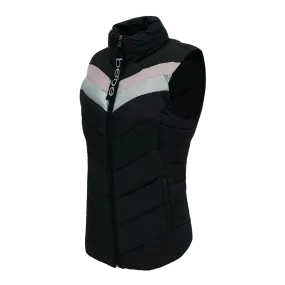 Bebe Women's Puffer Vest Black/Silver S