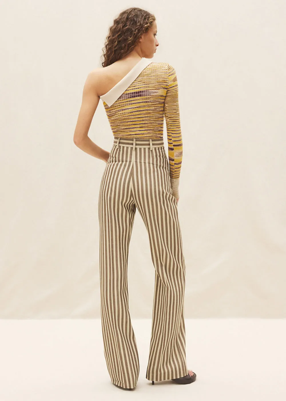 Beige & Brown 'Le Pantalon Sauge' Pants