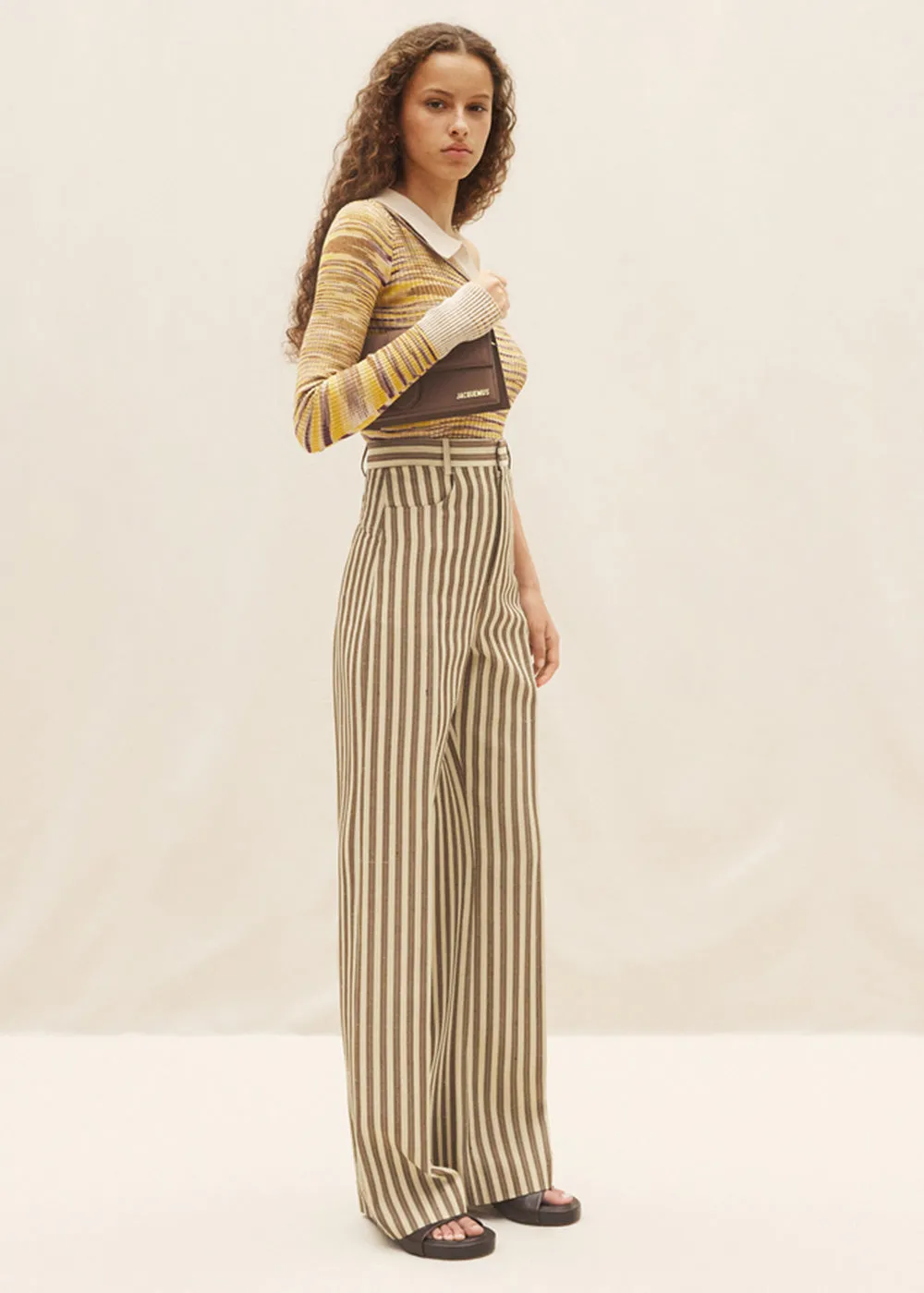 Beige & Brown 'Le Pantalon Sauge' Pants