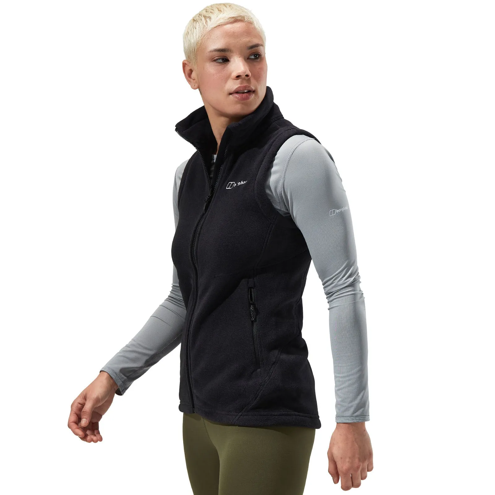 Berghaus Womens Prism Polartec InterActive Fleece Vest - Black