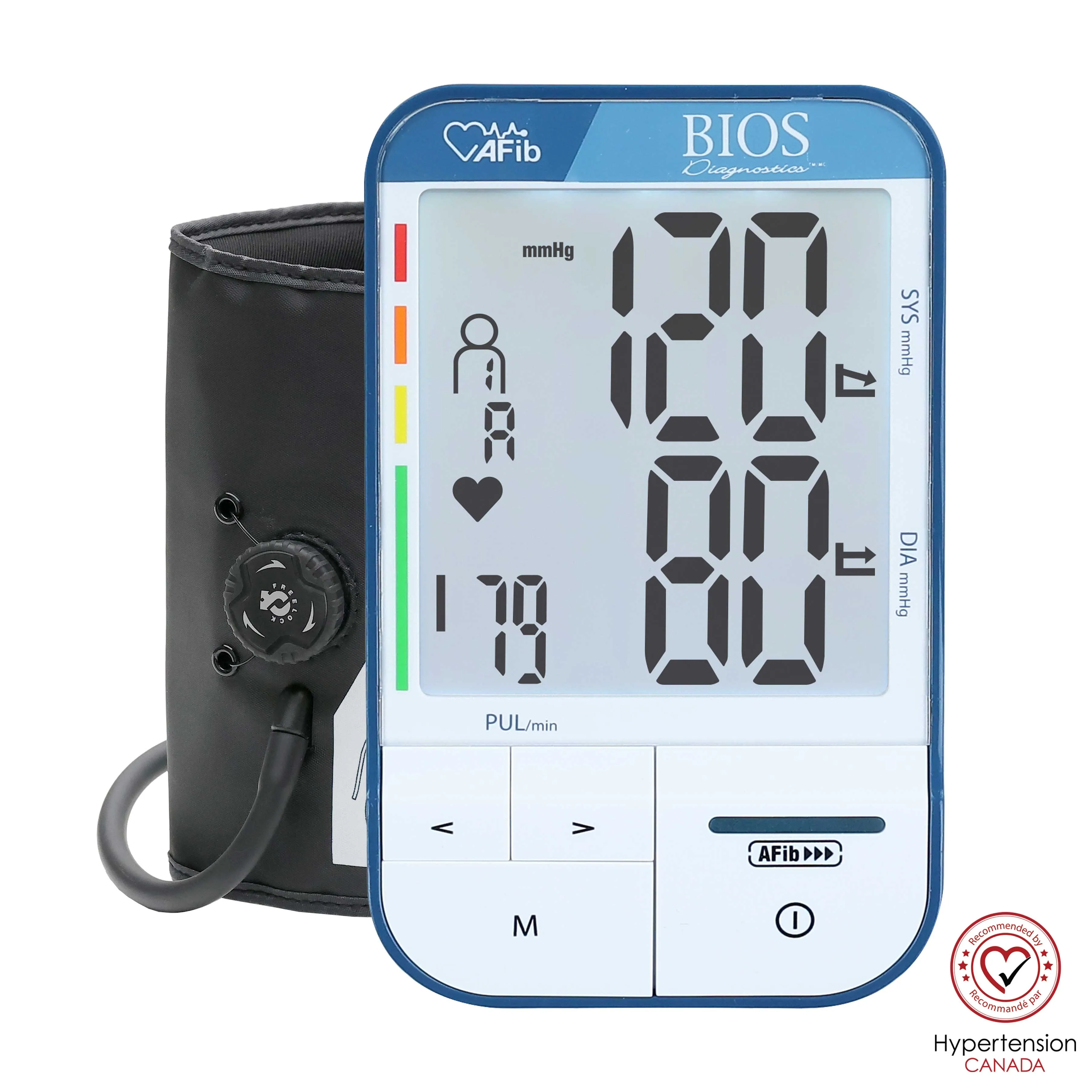 BIOS Diagnostics Blood Pressure Monitor - Automatic AFIB