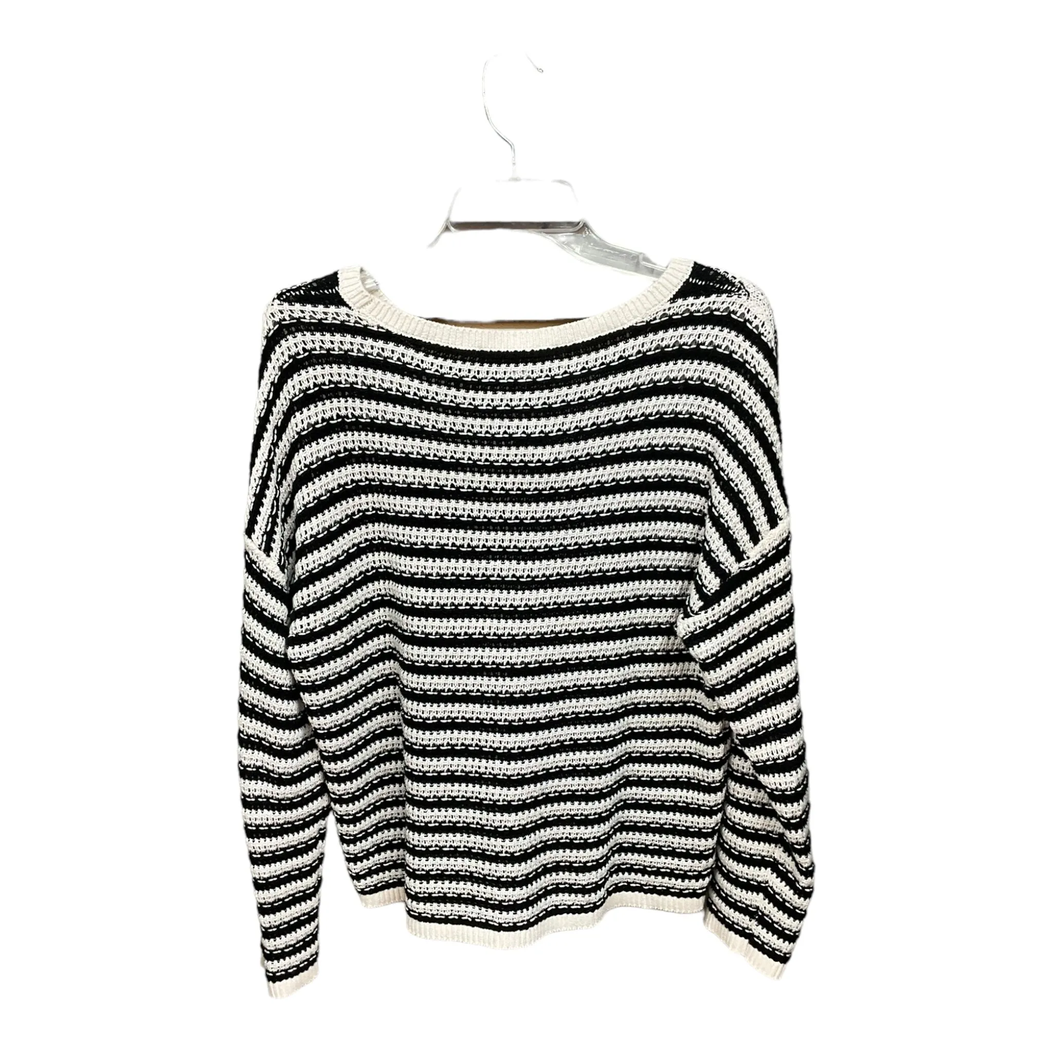 Black & White Sweater Loft, Size Large