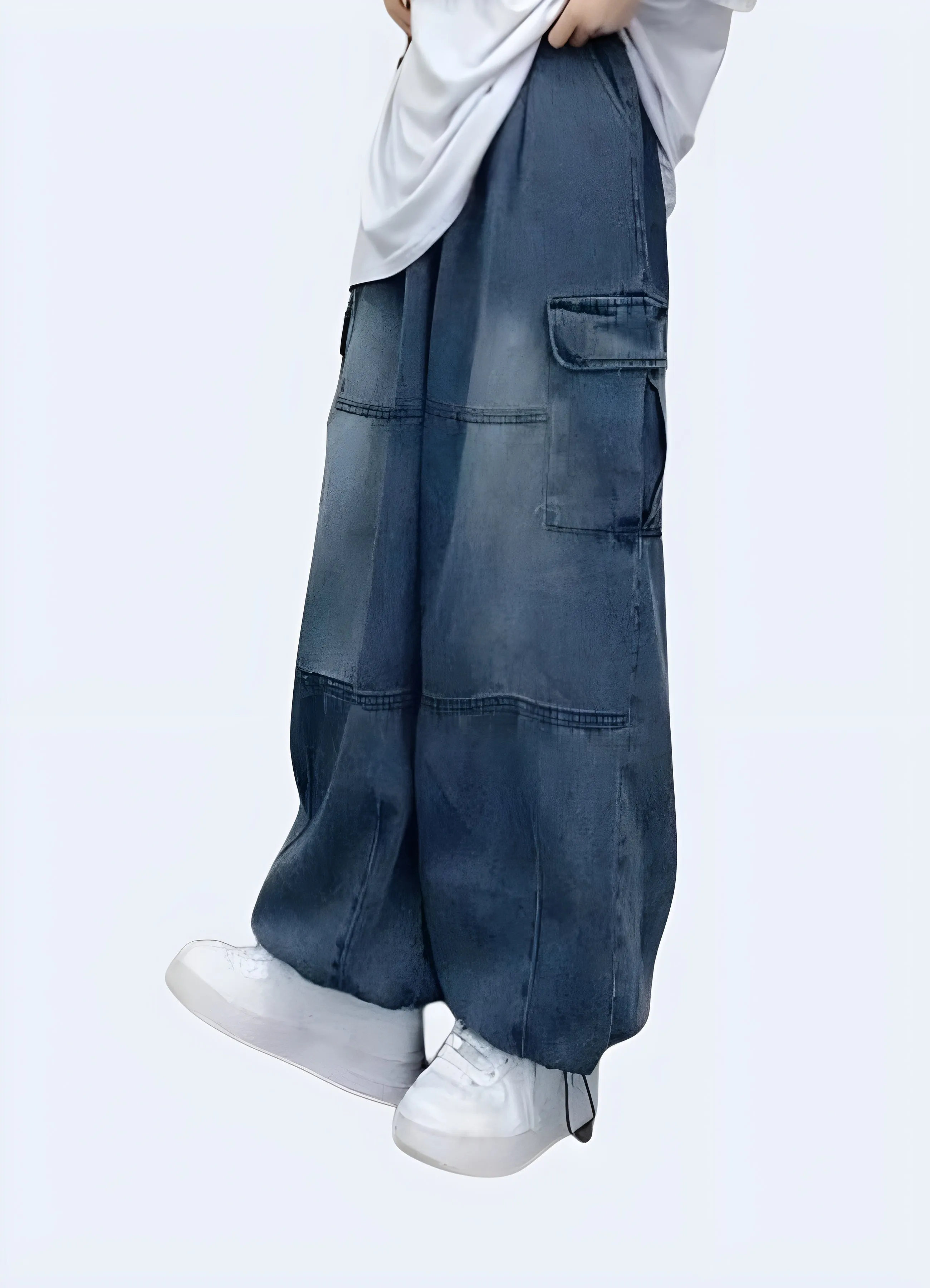 Black Baggy Cargo Pants Women