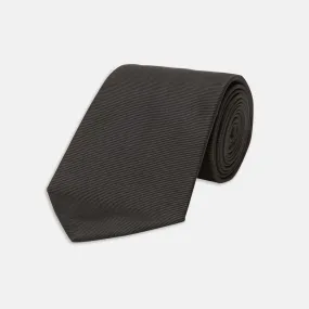 Black Twill Silk Tie