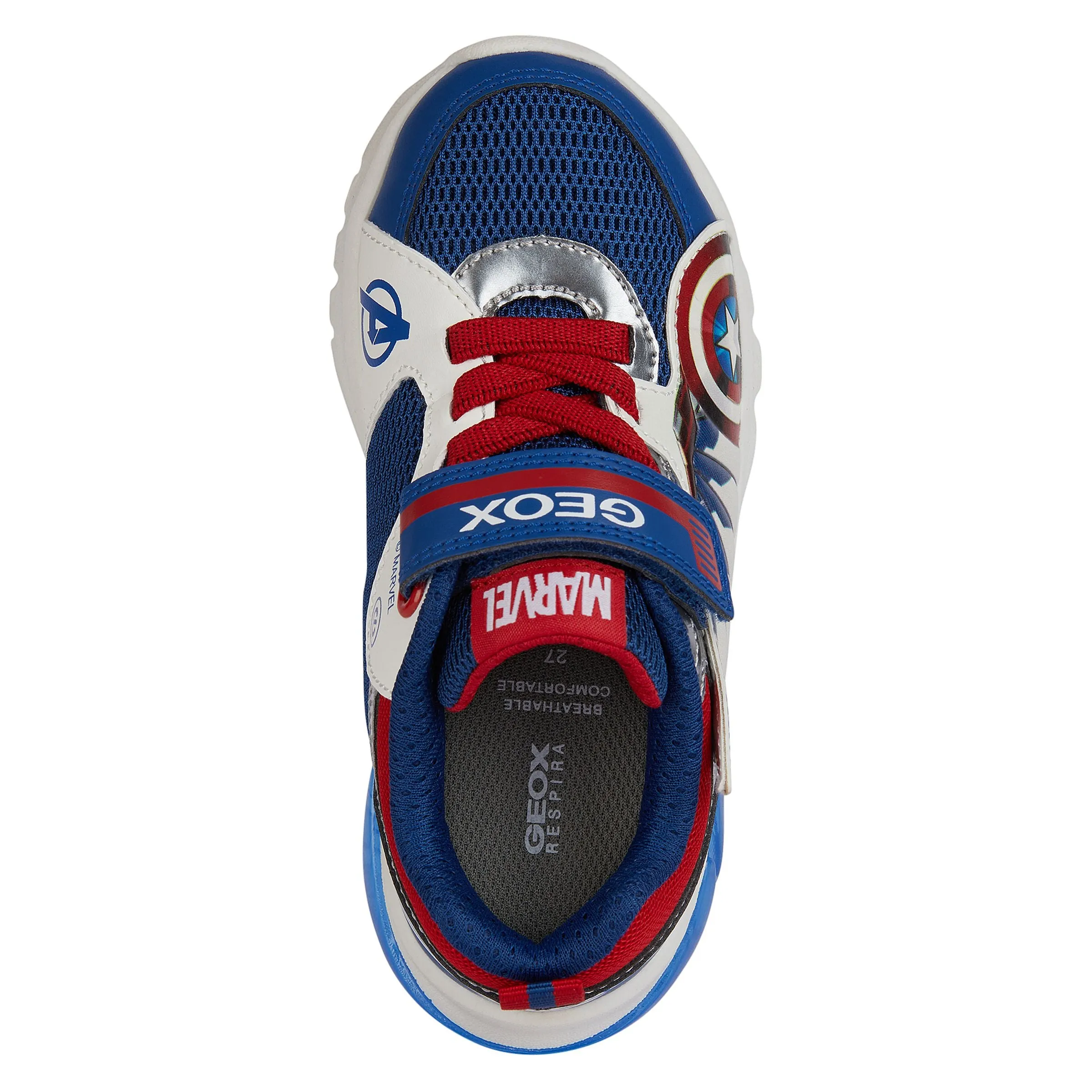 Blue Ciberdron Marvel Sneakers