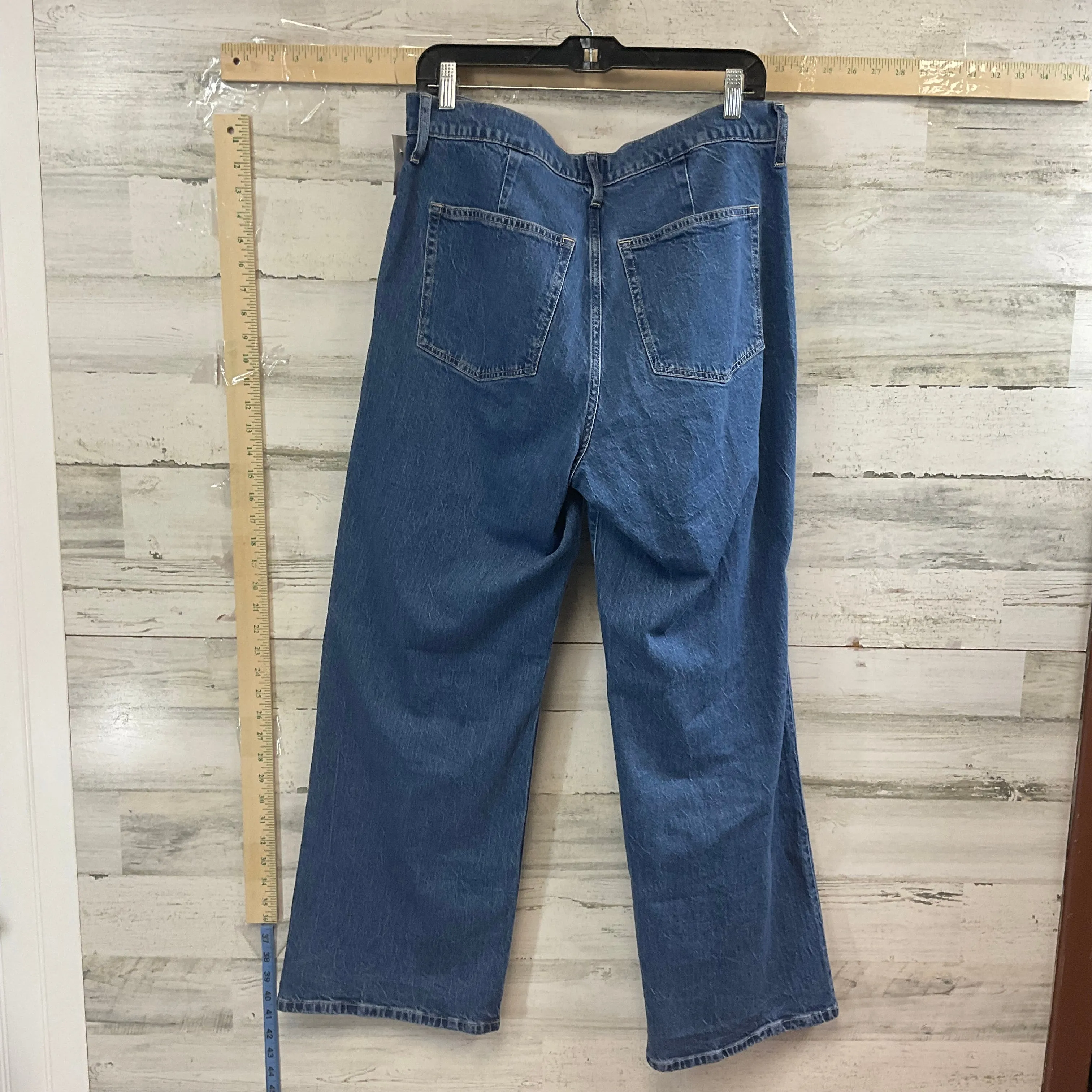 Blue Denim Jeans Wide Leg J. Crew, Size 8