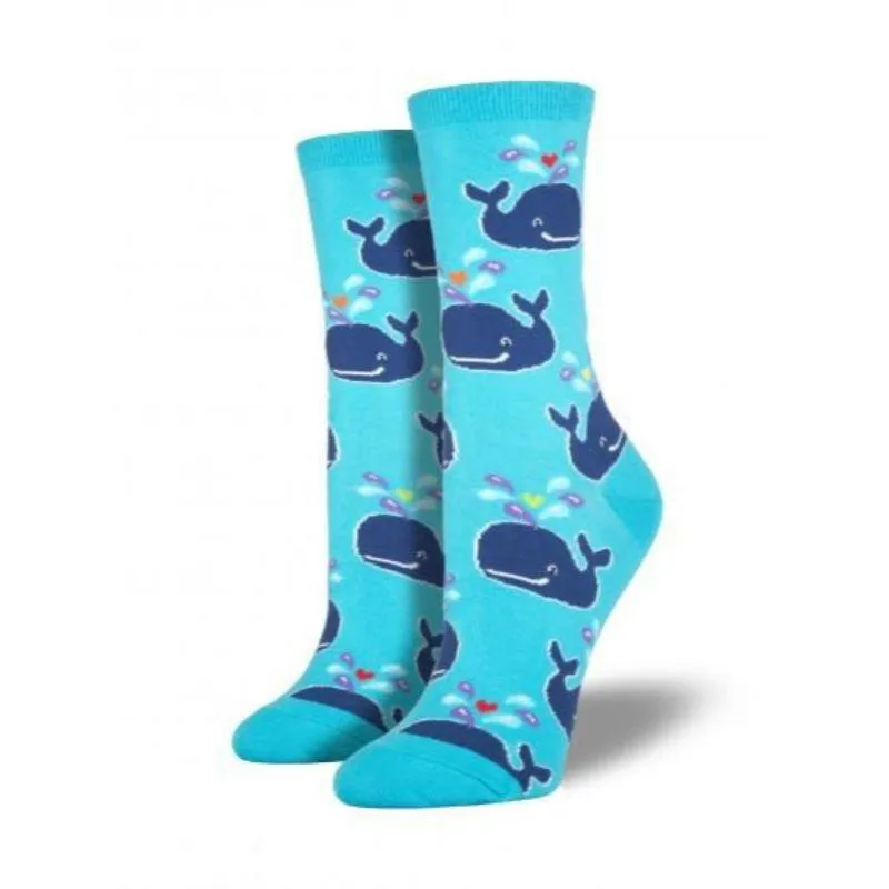 Blue Whale Socks Women's Crew Sock