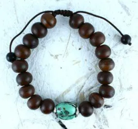 Bodhi Seed Wrist mala with special bead