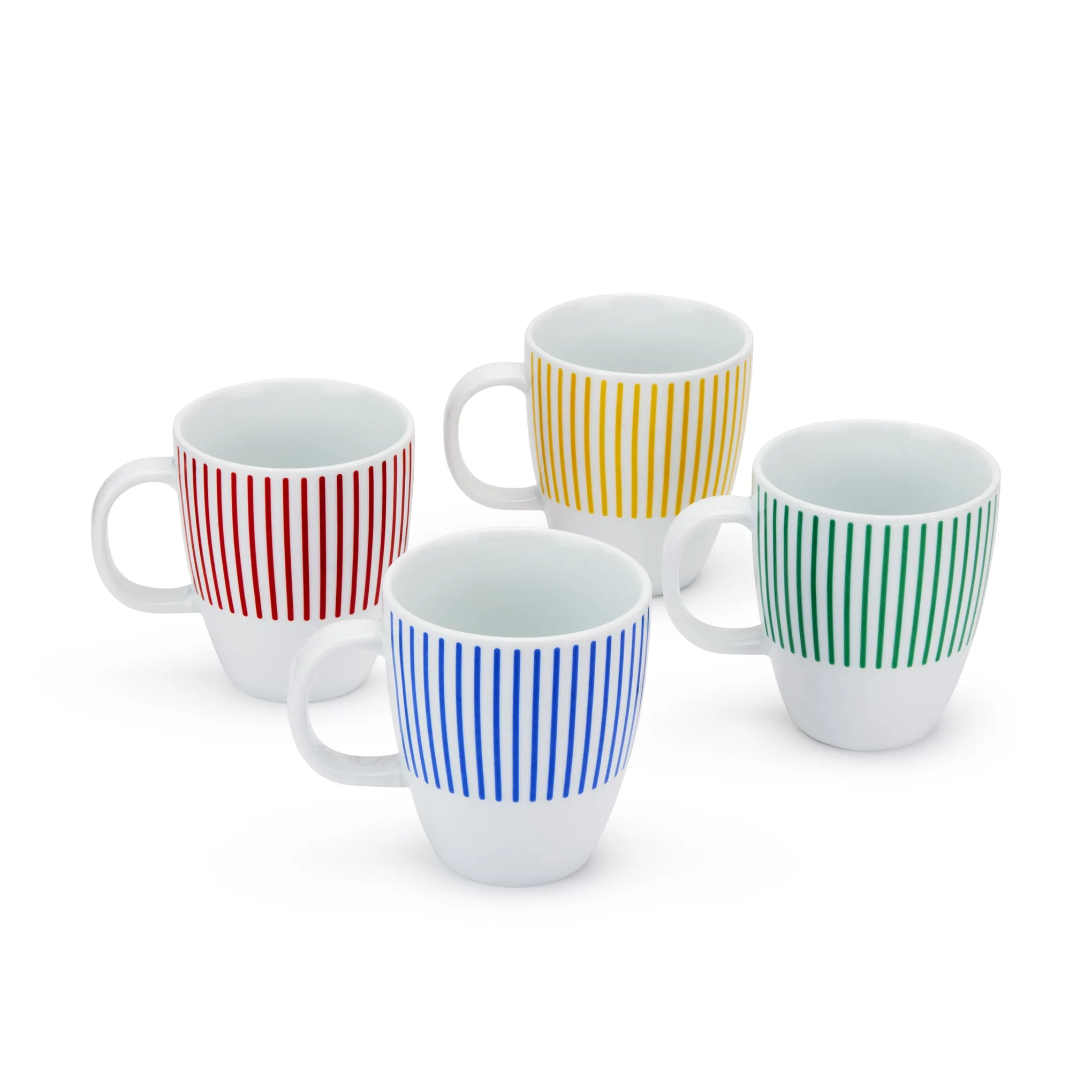 Bodum Jazz Porcelain Mugs - Set of 4