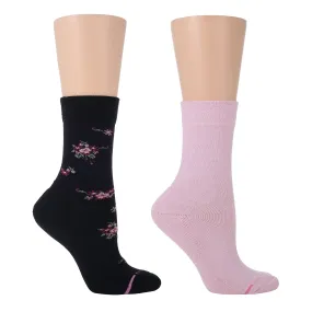 Bouquet Floral | Diabetic Half-Cushion Socks For Women